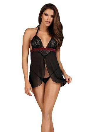 Sexy Hemdchen und String Obsessive Rossita schwarz