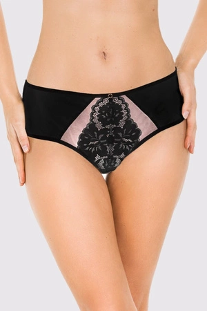 Women&#39;s lace panties Mediolano Jasmin black 19152