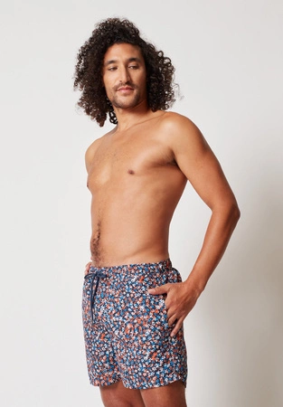 Skiny 080614 Badeshorts mit Blumendruck für Herren
