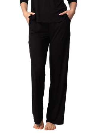 Margot Long Sleeping Pants Black Mefemi