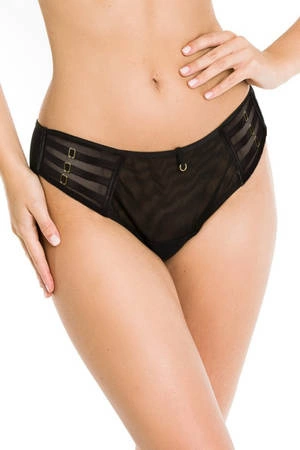 Brazyliany damskie Mediolano Naked 19064/1 czarne