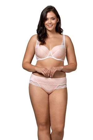 Szorty z koronką Pepite Nipplex łososiowe