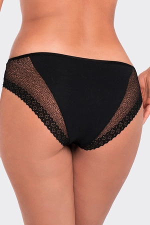 Babell cotton women's panties black BBL012