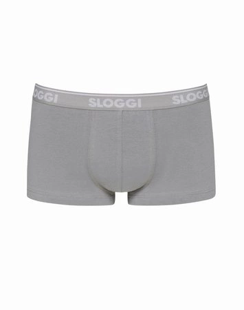 2 pack of men's boxer shorts Sloggi men go abc gray