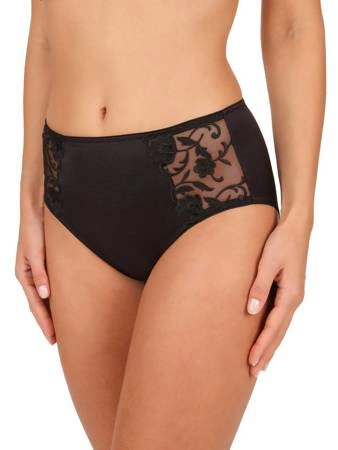 Hoher Midi-Slip für Damen Moments Felina schwarz 1319