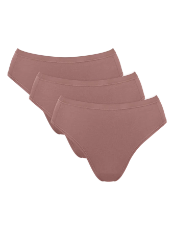 Sloggi Go Daily Cotton Tai 3er-Pack Damen-Slips Kaffee