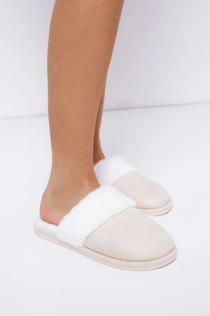 Kapcie damskie Zuri Aruelle beżowe