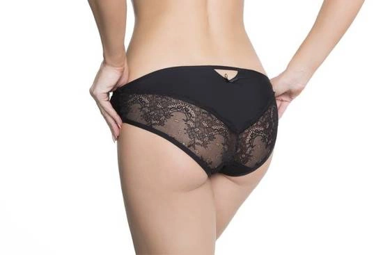 Majtki tai z koronką Candy Julimex czarne