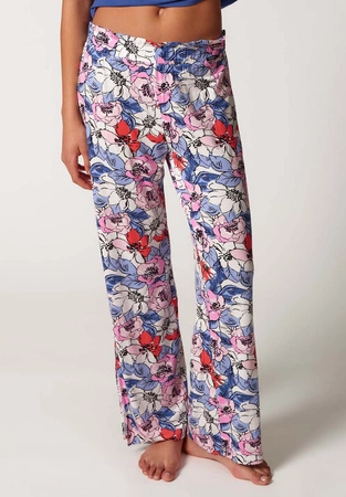 Damen-Pyjamahose Skiny floral 082151
