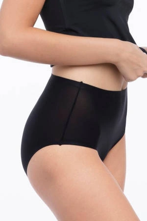 Majtki damskie bezszwowe Julimex Simple maxi czarne