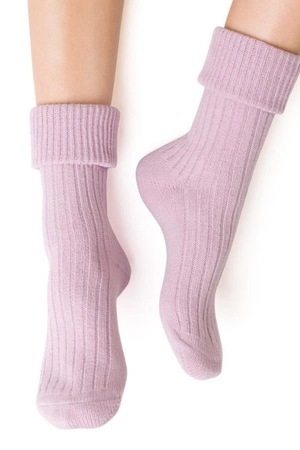 Steven Damen Wollschlafsocken Rose 067