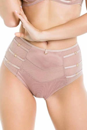 Women's high briefs Mediolano Naked 19064 beige