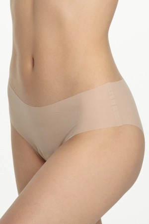 Julimex Mousse klassischer nahtloser Damen Slip Beige