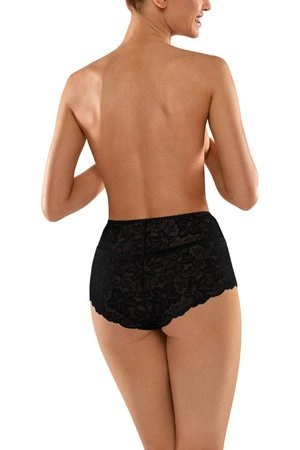 Babell bbl140 black lace maxi panties for women