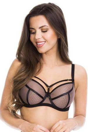 Mediolano Naked 19064 Soft-BH in Schwarz und Beige