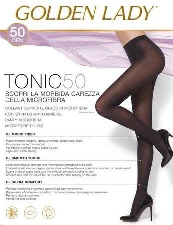 Golden Lady Tonic 50 DEN schwarze blickdichte Strumpfhose
