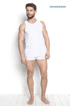 Herren-Bambus-Tanktop Henderson weiß 34323