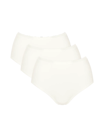Sloggi Go Daily Cotton Highwaist 3pack Cream Panties