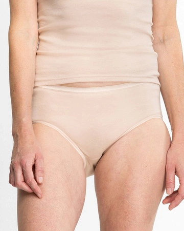 Damen Maxihöschen 100 % Baumwolle Silke Speidel beige 50001