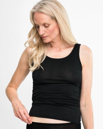 Speidel Damen Woll T-Shirt schwarz 50347