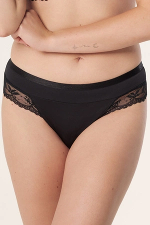 Mefemi Petra Damen-Slip, brasilianischer Stil, schwarz, DB25