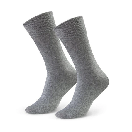 Steven men&#39;s cotton socks, gray melange, 056