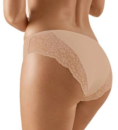 Women's tai panties with lace Babella beige BBL048