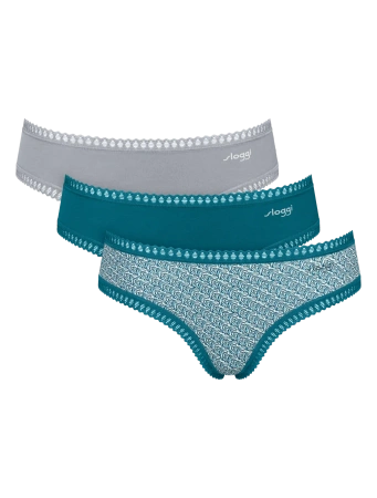 Sloggi women's panties go crush hipster C3P 3pack sea V022