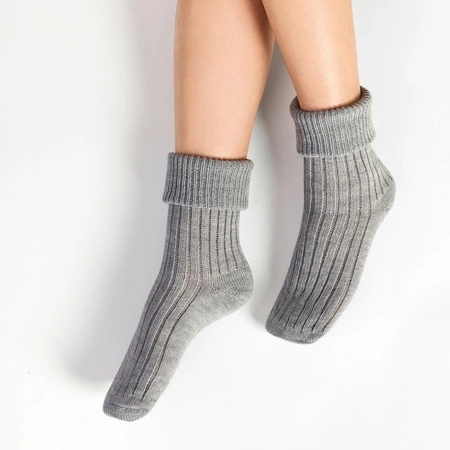 Steven Damen Wollschlafsocken Rose 067