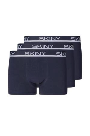 Herren-Boxershorts 3er-PACK Skinny marineblau 086840