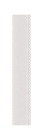 Ramiączka taśma RB-400 metal 14mm Julimex białe