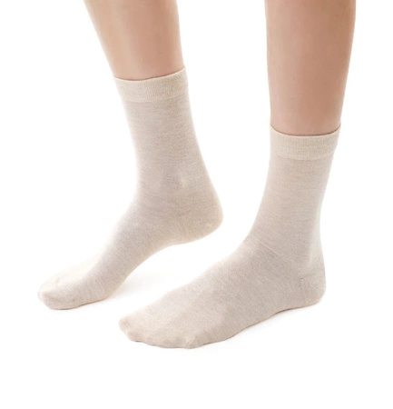 Steven women&#39;s cashmere socks beige 083