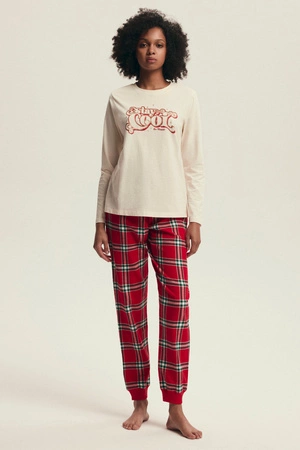 Henderson Dalisa cream women's cotton pajamas 43717