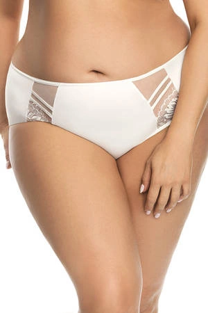 Gorsenia K497 Paradise women&#39;s midi panties, cream