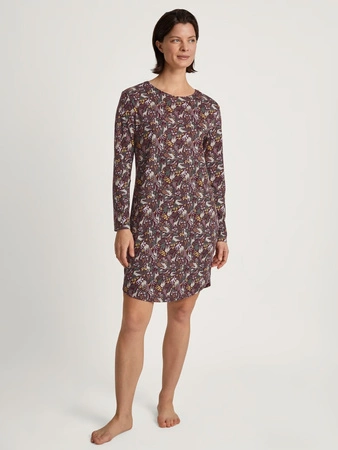 Calida African Dreams Damen-Nachthemd, Burgunderrot 32055