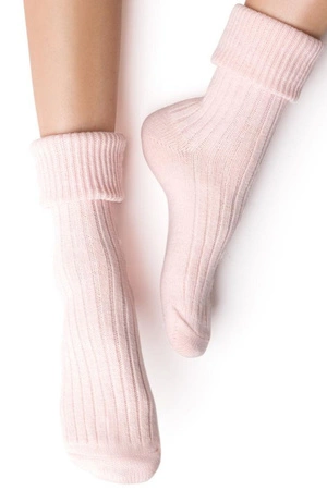 Steven Damen Wollschlafsocken Rose 067