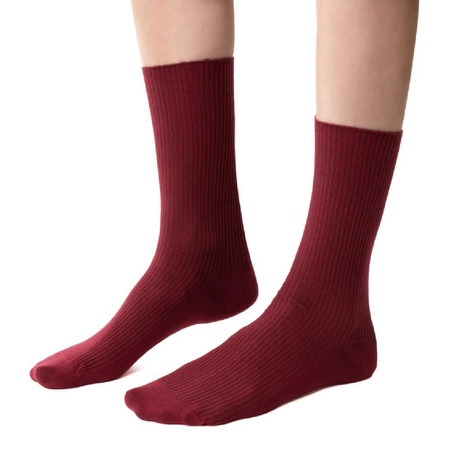 Steven women&#39;s pressure-free socks burgundy 062