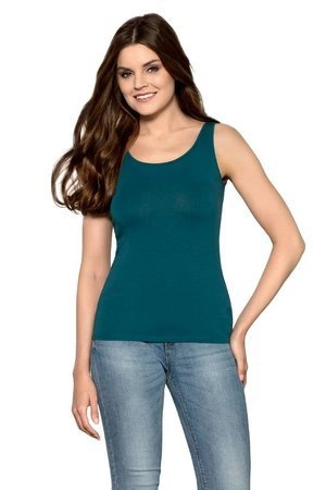 Damen-T-Shirt aus Baumwolle Babell Smaragd Hilary