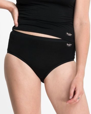 Majtki damskie midi z bambusa Speidel 9701 czarne