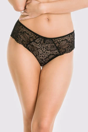Women&#39;s lace panties Mediolano Julia black 19167
