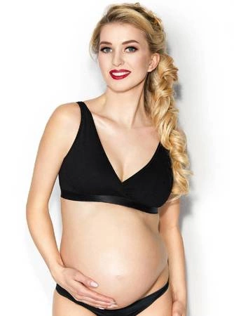 Floral maternity bra