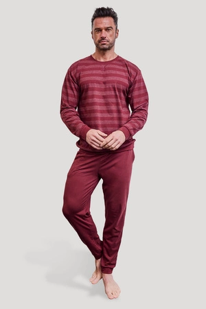 Men&#39;s cotton pajamas Loose 16 Cornette burgundy 117/320