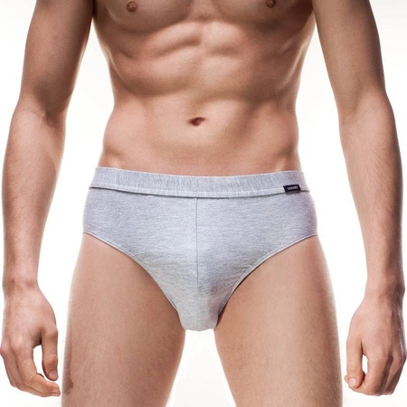 Cornette Authentic Herrenslip grau meliert