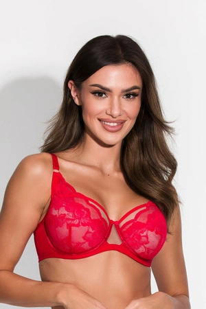 Amelia Mediolano semi-padded bra red 19203