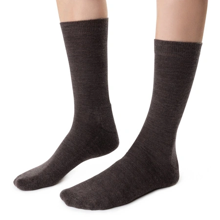 Steven women's half terry merino wool socks brown 130