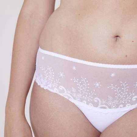 Majtki damskie szorty Simone Perele Delice białe 12X630