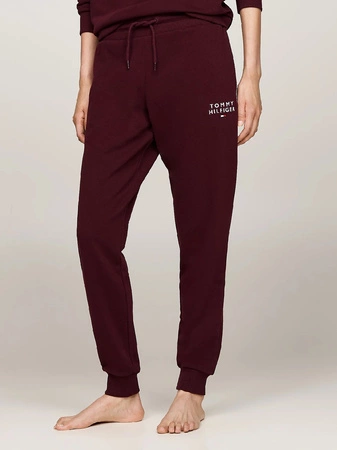 Tommy Hilfiger women&#39;s sweatpants burgundy UW0UW04522