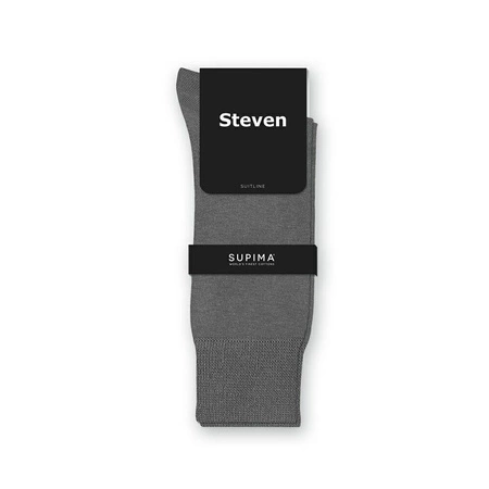 Steven Supima Cotton Men's Socks Gray 157