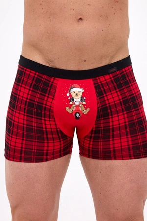 Cornette men&#39;s fitted Christmas boxer shorts red 007/78
