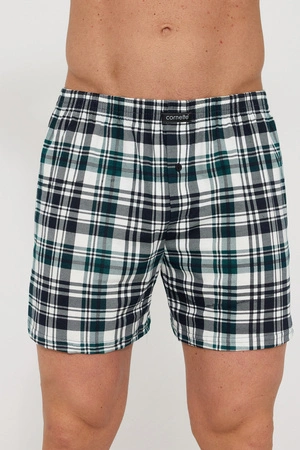 Bokserki męskie luźne Cornette Comfort zielone 002/341